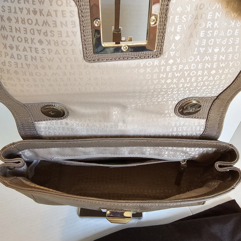 KATE SPADE NY ♠️ Marble Hill Rafaela Lizard Shoulder Bag EUC